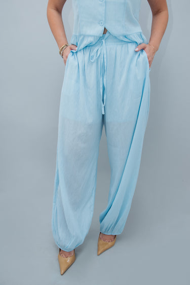 Conjunto Peplum e Calça Jogger