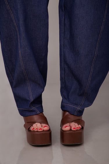 Calça Jeans Barrel