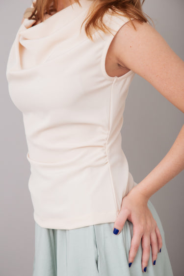 Blusa Drapeada Pistachio
