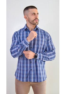 Camisa Manga Longa Xadrez